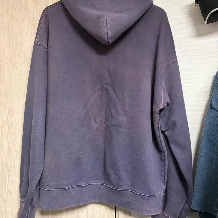 [BUNJANG] Blind Files Hood Navy Hoodie / [2] 블라인드파일즈 후드 네이비 퍼플