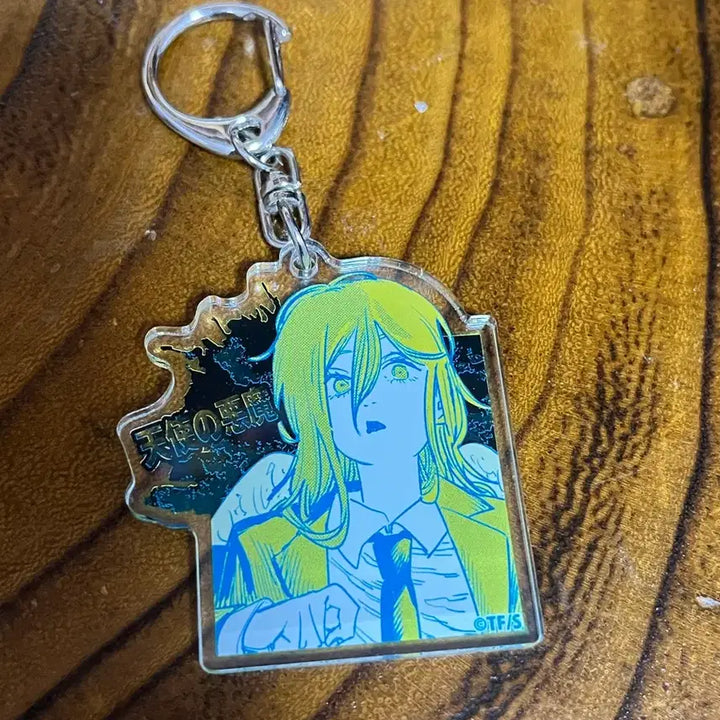 [BUNJANG] Chainsaw Man Angel Devil Original Art Keychain (Unsealed) / 체인소맨 천사의 악마 원화 키링 개봉