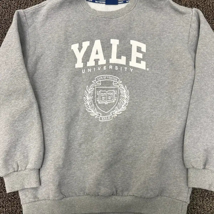 [BUNJANG] YALE Women's Fleece Sweatshirt Gray / YALE 예일 여성 기모 맨투맨 그레이 신장 160