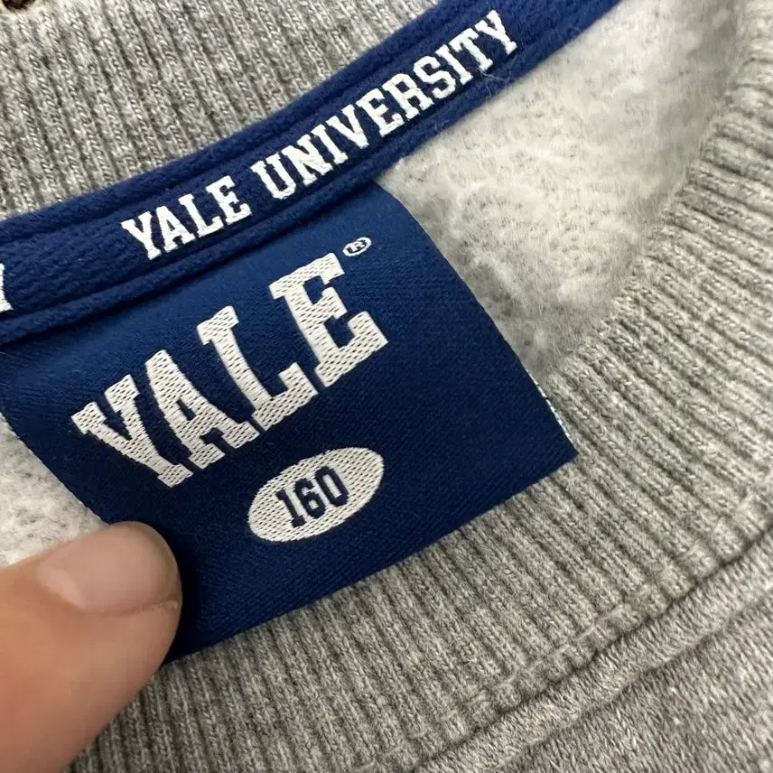 [BUNJANG] YALE Women's Fleece Sweatshirt Gray / YALE 예일 여성 기모 맨투맨 그레이 신장 160