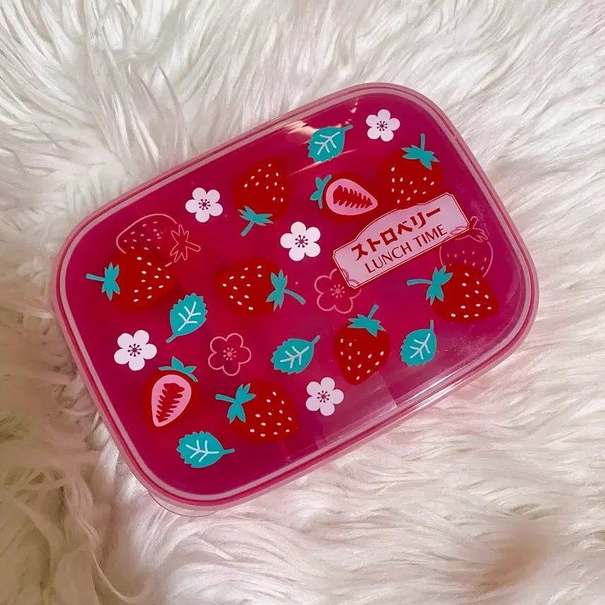 [BUNJANG] Strawberry Accessory Case / 딸기 소품케이스 보관함 (도시락통아님) (미사용)