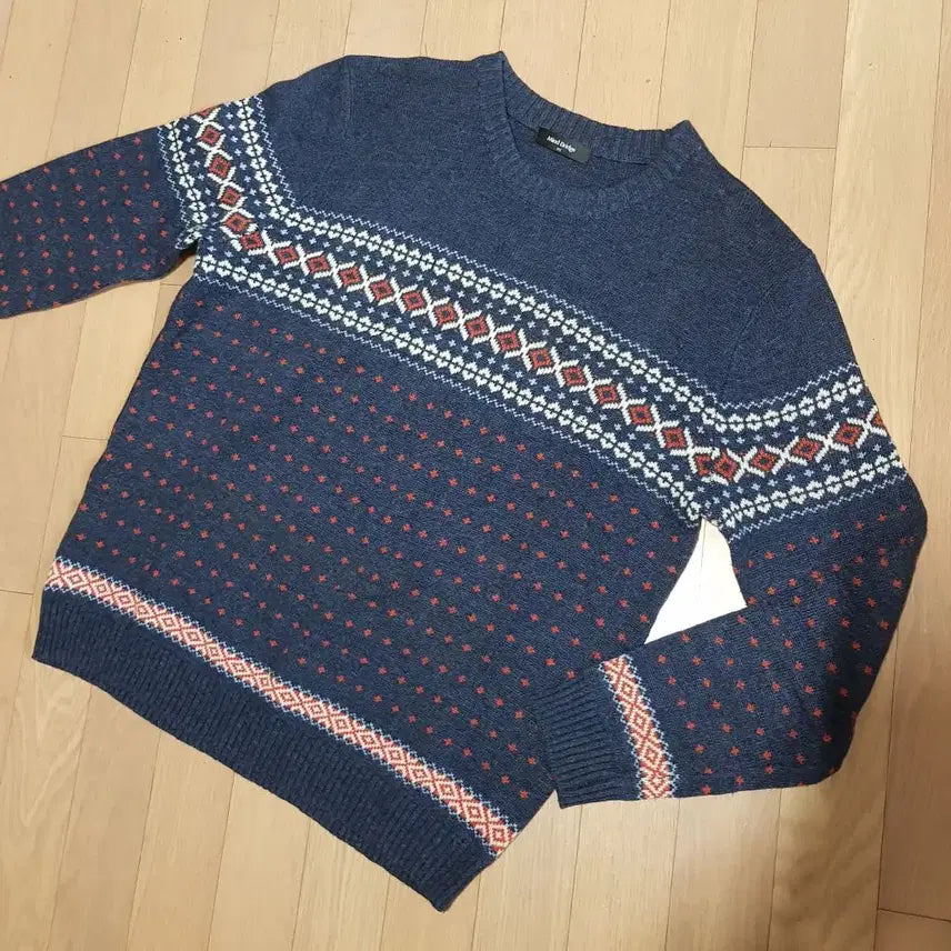 [BUNJANG] Mind Bridge Pattern Knit Sweater / 100-105 / 마인드브리지 패턴 니트 / 2용