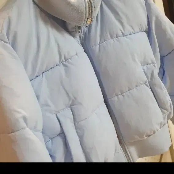 [BUNJANG] H&M Padded Jacket - Pastel Blue / h&m 패딩자켓/55-날씬66
