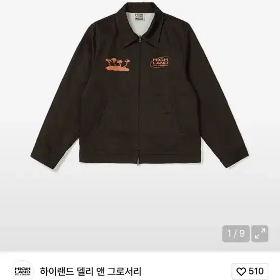 [BUNJANG] Highland Grocery Brown Work Jacket / Highland Grocery 브라운 자켓