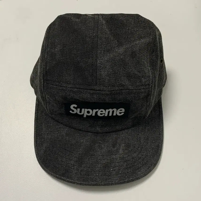 [BUNJANG] Supreme Denim Camp Cap Black / 슈프림 데님 캠프캡 블랙