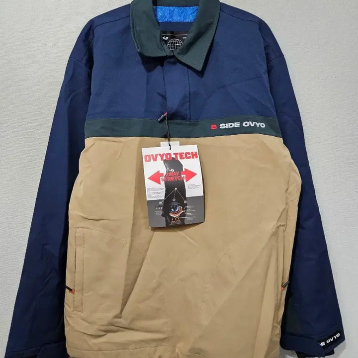 [BUNJANG] B SIDE OVYO Color Block Windbreaker Jacket / (새상품)B SIDE OVYO 컬러블록 바람막이 자켓