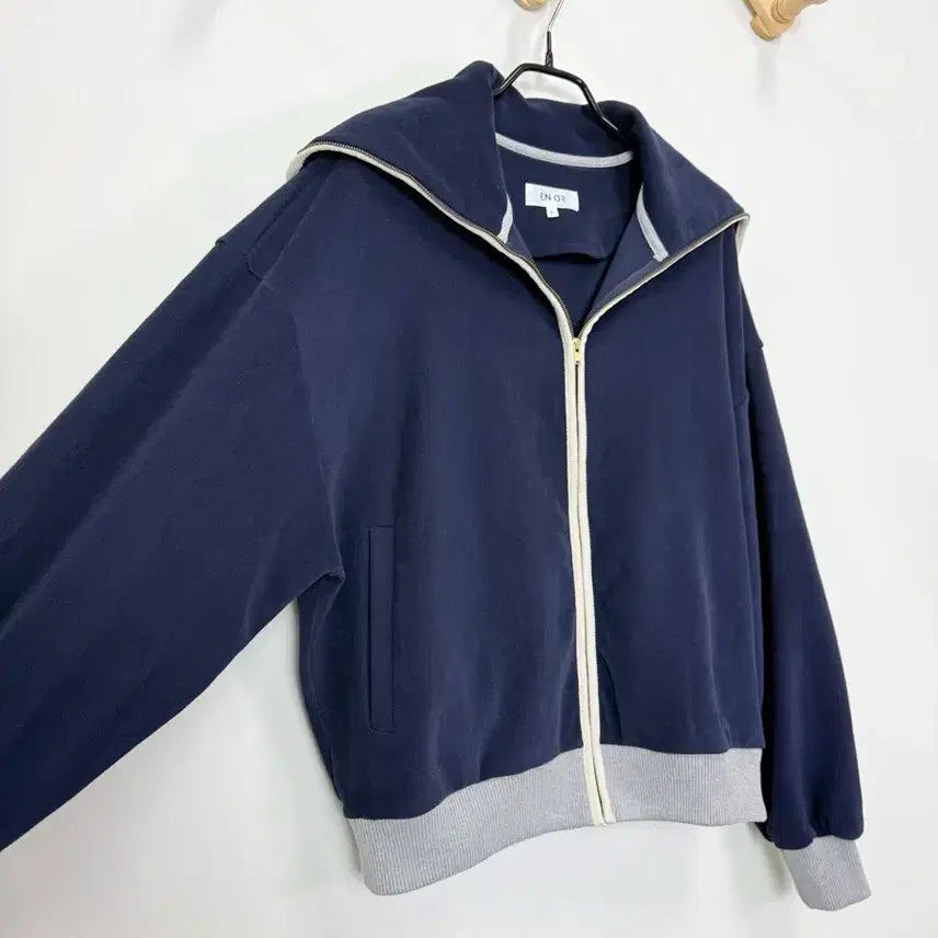 [BUNJANG] ENOR Sailor Collar Zip-up Jacket / 엔오르 ENOR 세일러카라 집업