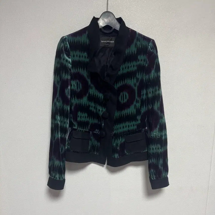 [BUNJANG] Emporio Armani Velvet Pattern Jacket / 엠포리오 아르마니 벨벳 패턴 자켓