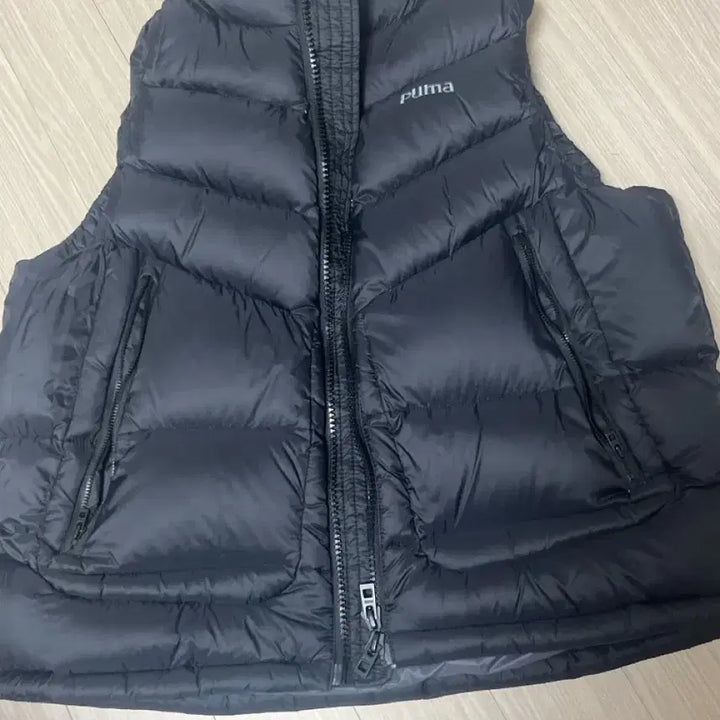 [BUNJANG] Puma Black Padded Vest S / 푸마 블랙 패딩 조끼 S