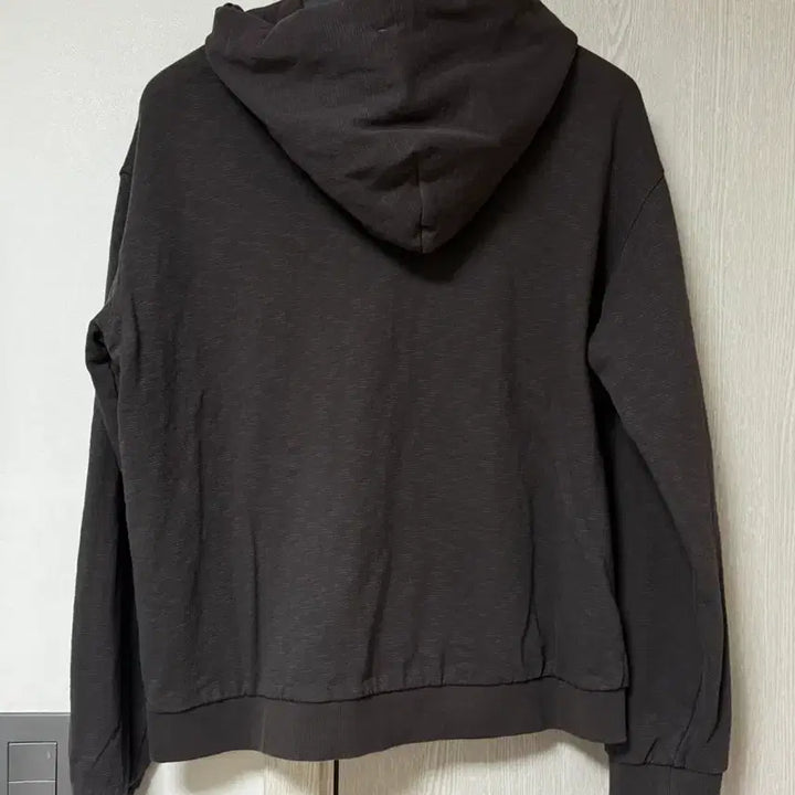 [BUNJANG] Polytelu Human Index Slub Single Zip Hoodie Brown / 2) 폴리테루 휴먼인덱스 휴먼 슬럽 싱글 집 후디 브라운