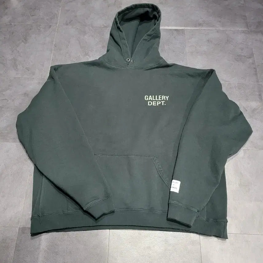 [BUNJANG] Gallery Dept 90s Vintage Black Hoodie XL / 갤러리디파트먼트 90S 빈티지 블랙 후드티 XL