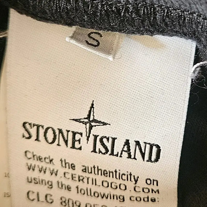 [BUNJANG] Stone Island Black Jogger Pants / [S] 스톤아일랜드 블랙 조거팬츠 기모 바지 스톤 stone island