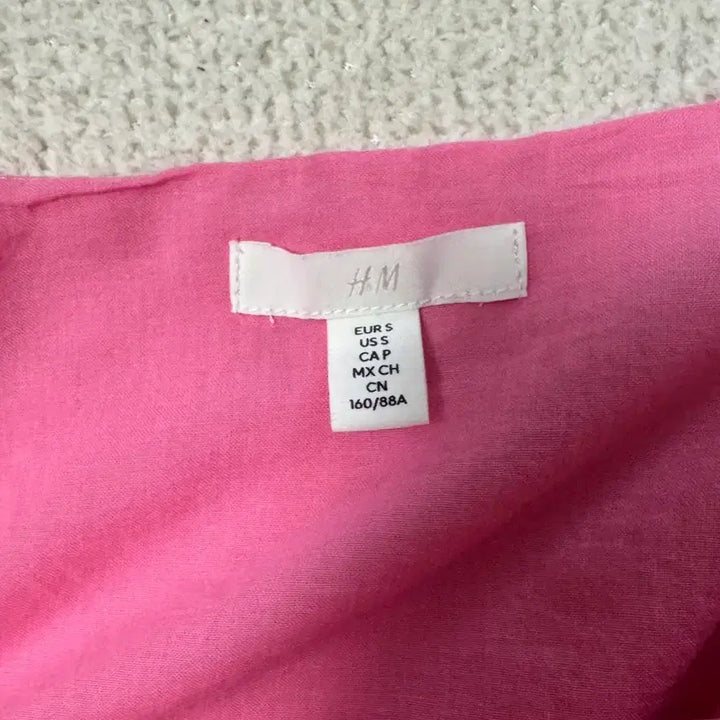 [BUNJANG] H&M Pink Dress Skirt S / H&M 에이치엔엠 핑크 미니드레스 스커트 S