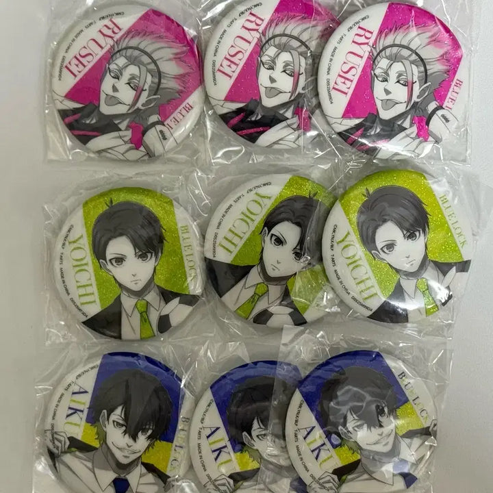 [BUNJANG] Blue Lock Shiny Can Badge / 블루록 샤이니 캔뱃지