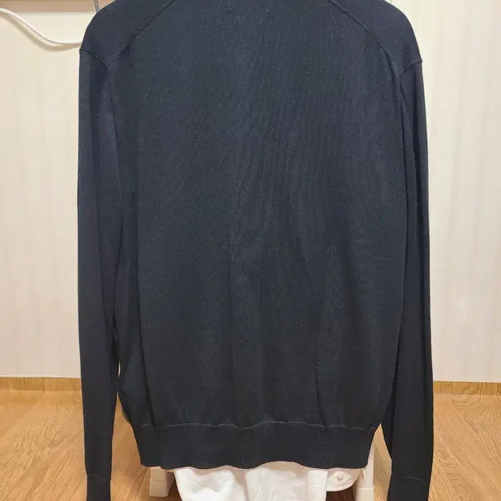 [BUNJANG] Polo Black Cardigan / 폴로 가디건 블랙 L