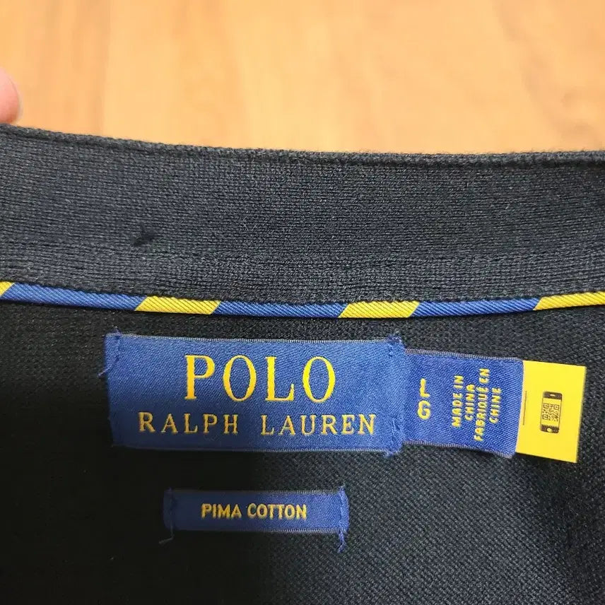 [BUNJANG] Polo Black Cardigan / 폴로 가디건 블랙 L