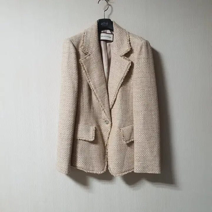 [BUNJANG] MojoSphin Tweed Jacket / 모조에스핀 비즈 버튼 트위드 자켓  55사이즈 정품