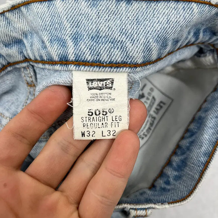 [BUNJANG] Levi's 505 USA Jeans / 90s usa Levi's 505 W 32 L 32