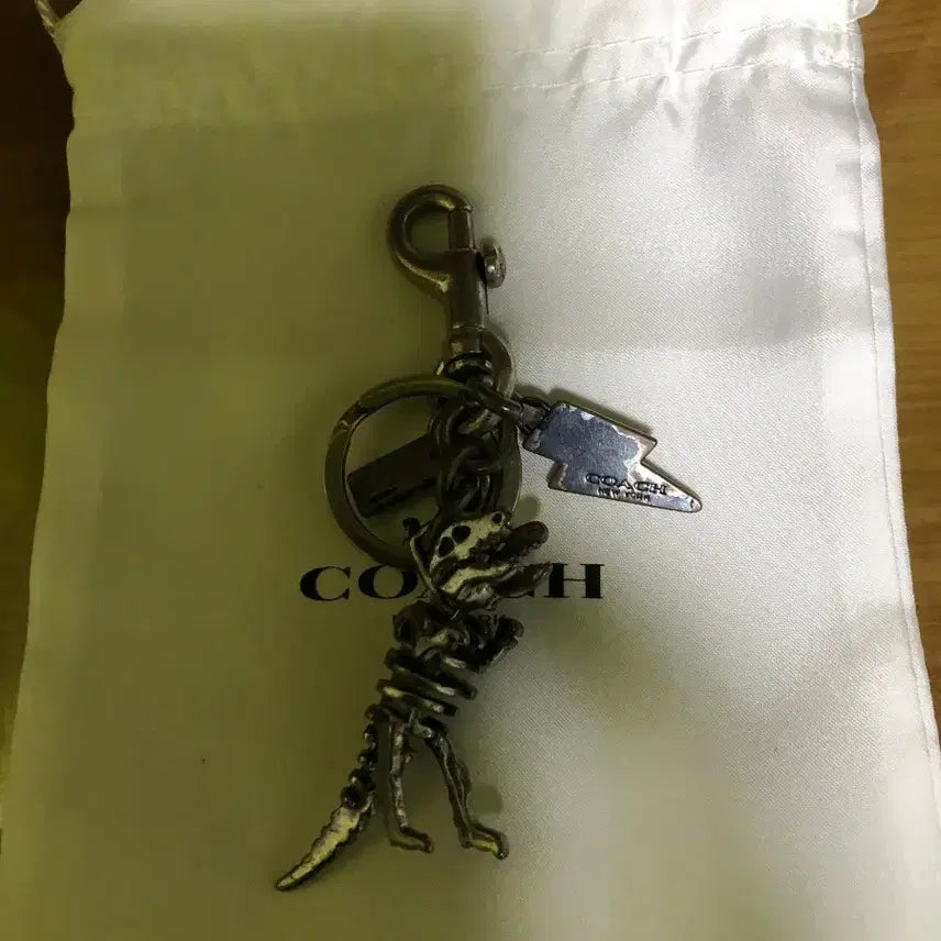 [BUNJANG] Coach Rexy Dinosaur Keyring / 코치 렉시 공룡 키링 + 박스 쇼핑백 빈티지