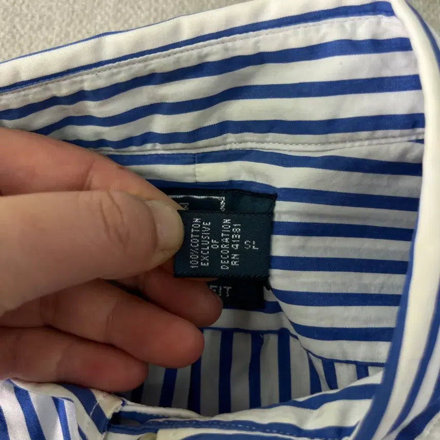 [BUNJANG] Polo Ralph Lauren Striped Shirt / 100 폴로랄프로렌 스트라이프 셔츠