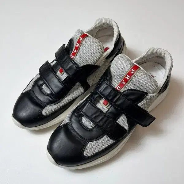 [BUNJANG] Prada Sport 00's American Cup Velcro Sneakers / 프라다 스포츠 00's 아메리칸컵 벨크로 스니커즈 Q1308