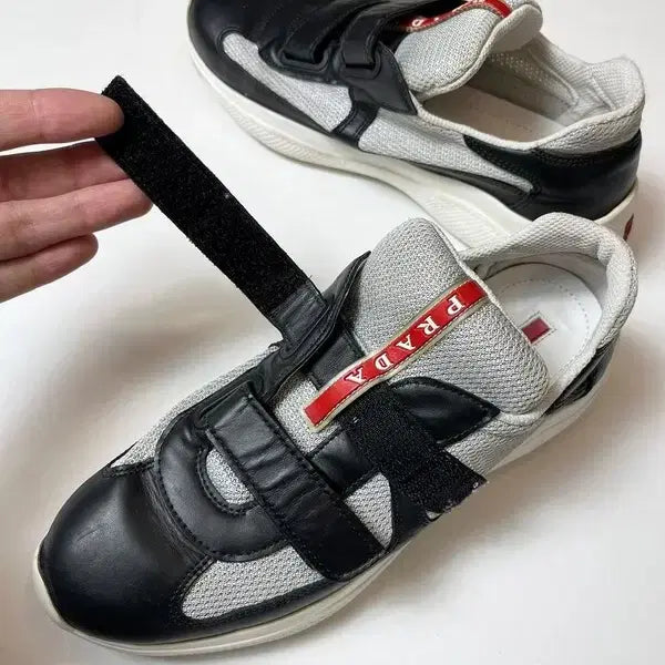 [BUNJANG] Prada Sport 00's American Cup Velcro Sneakers / 프라다 스포츠 00's 아메리칸컵 벨크로 스니커즈 Q1308