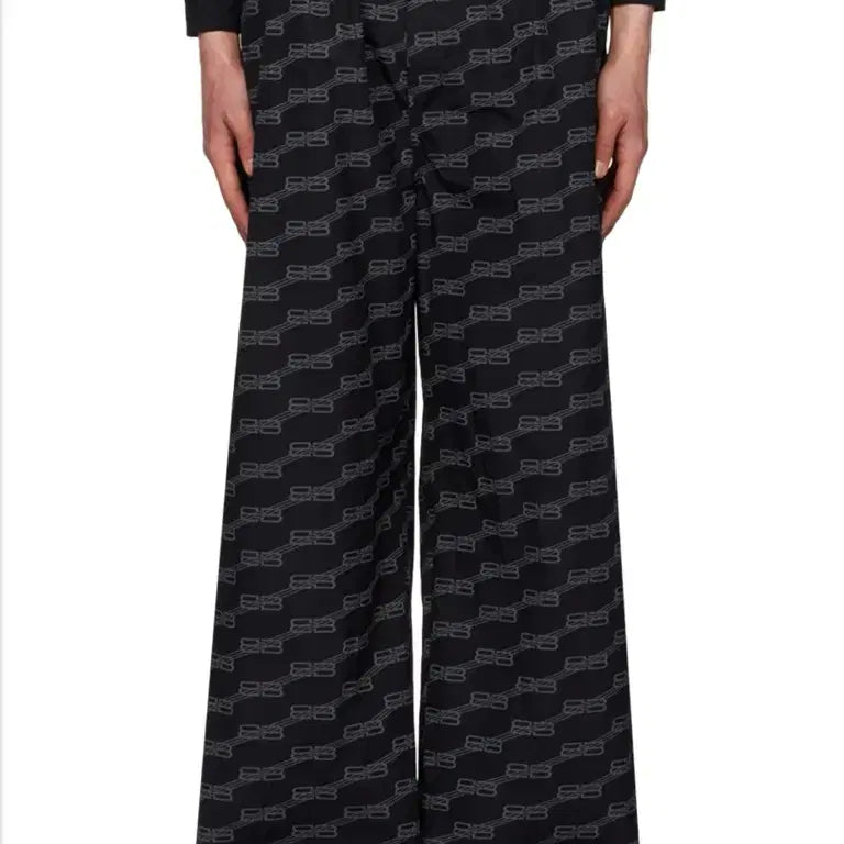 [BUNJANG] Balenciaga Monogram Pajama Pants / 발렌시아가 모노그램 파자마 팬츠