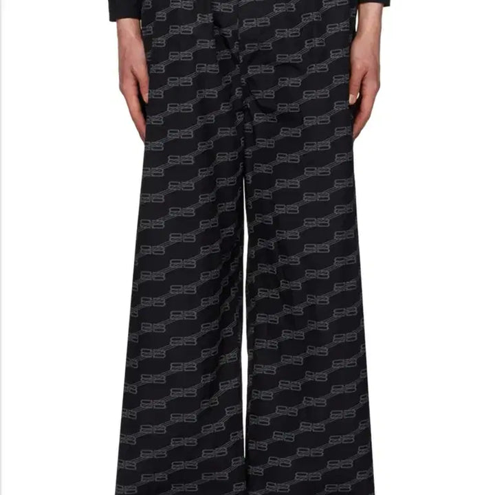 [BUNJANG] Balenciaga Monogram Pajama Pants / 발렌시아가 모노그램 파자마 팬츠