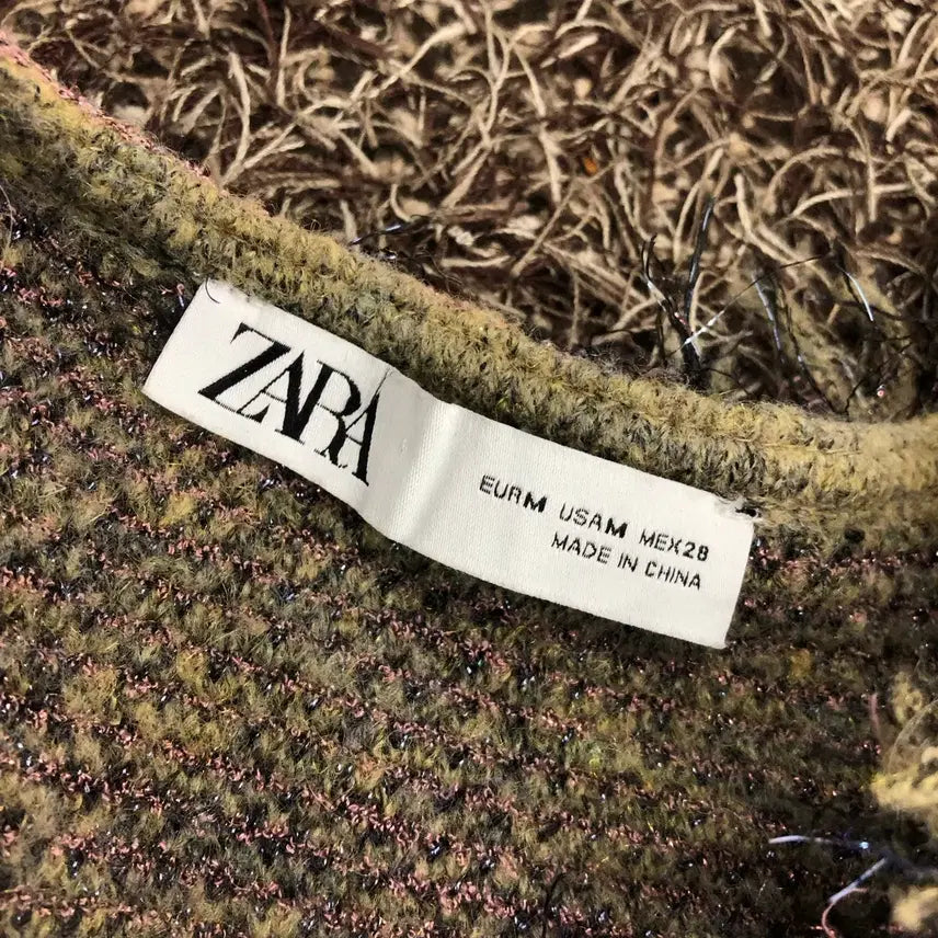 [BUNJANG] Zara Check Tweed Jacket / M 자라 체크 트위드 자켓