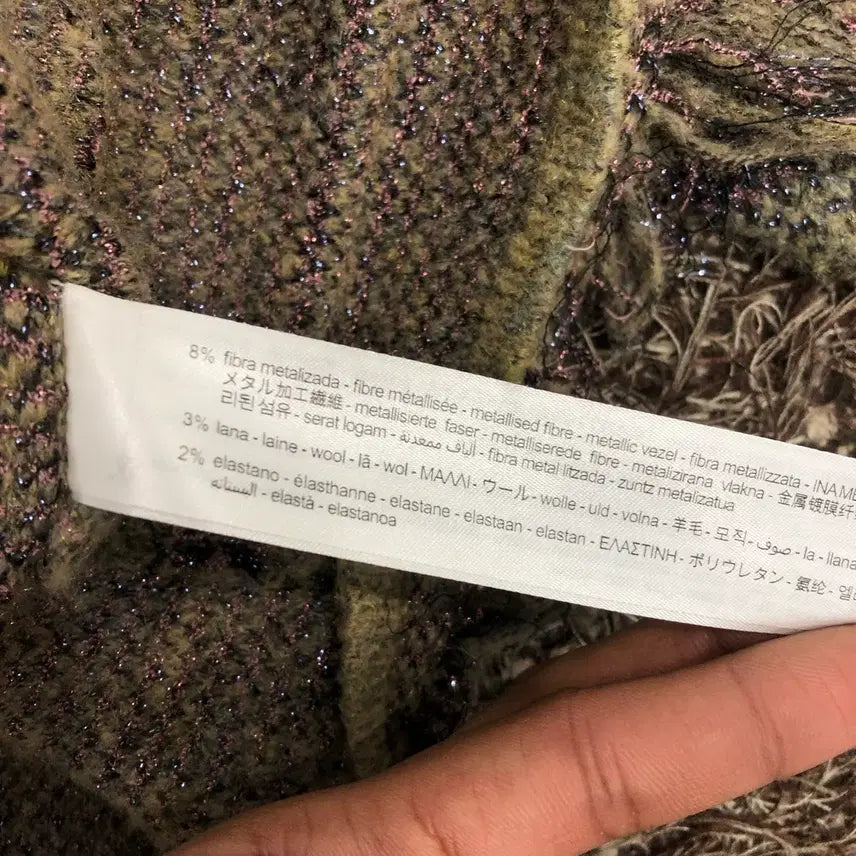 [BUNJANG] Zara Check Tweed Jacket / M 자라 체크 트위드 자켓