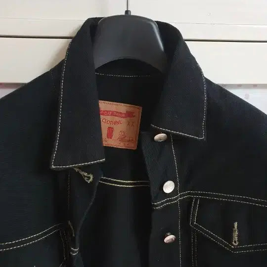 [BUNJANG] Black Denim Jacket (Size 55-66) / 블랙 데님자켓 /55-66