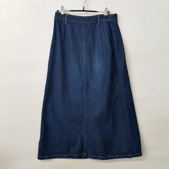 [BUNJANG] PLAY CHESS Denim Wrap Skirt / PLAY CHESS 랩 장식 데님 스커트