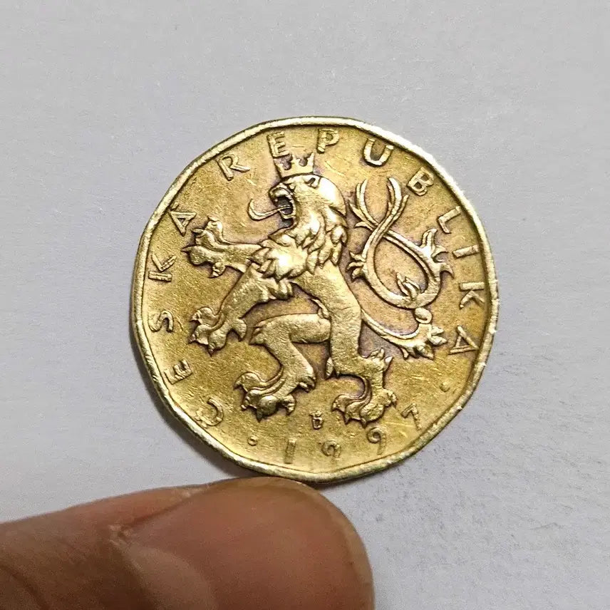 [BUNJANG] Czech Republic 1997 20 Koruna Coin / 체코 1997년 20코루나 동전(외국주화)06