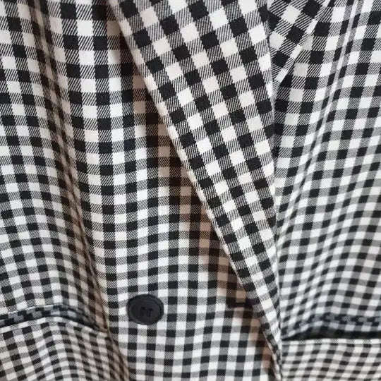 [BUNJANG] ZARA Gingham Check Spring Jacket / 자라 킹엄 봄자켓/55-정66