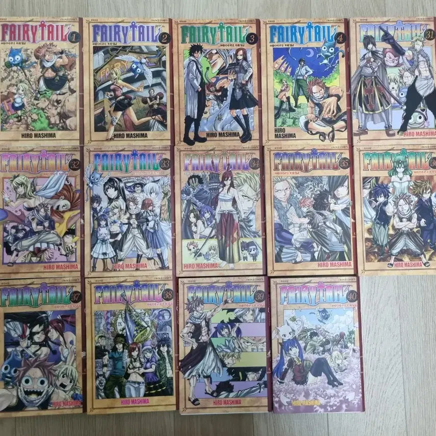 [BUNJANG] Fairy Tail Complete Manga Set / 페어리테일 단행본 일괄로 판매합니다.