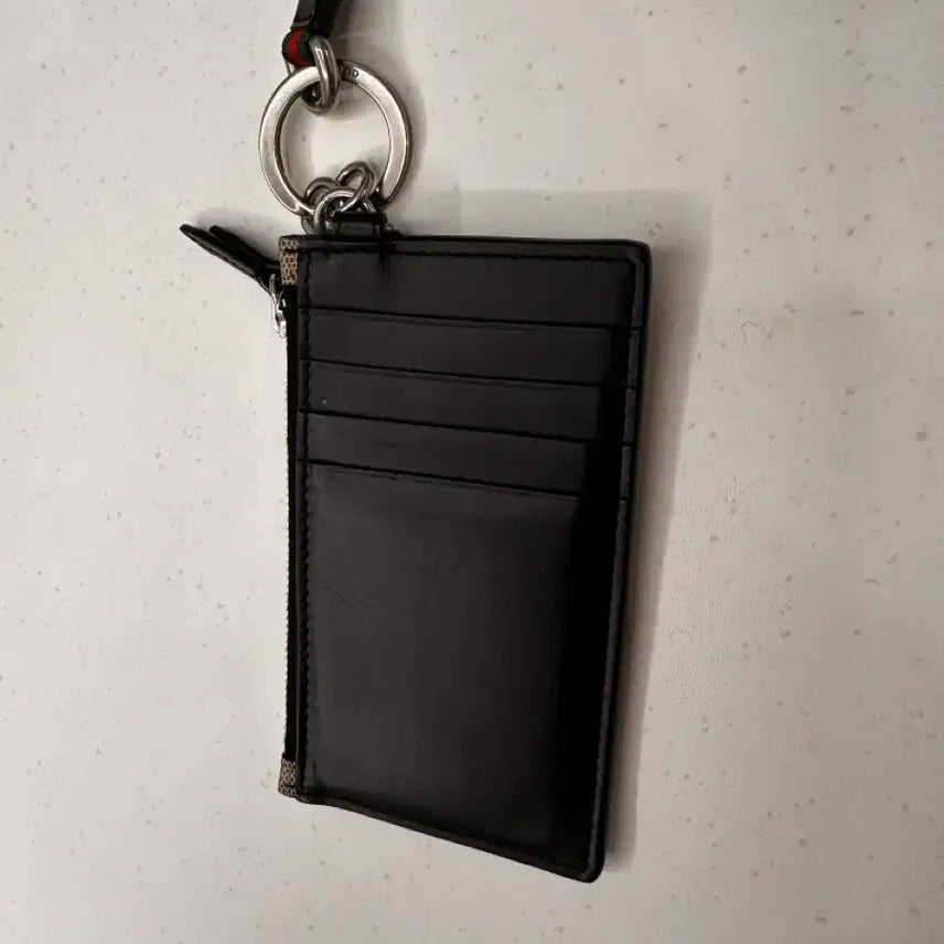 [BUNJANG] Gucci GG Supreme Canvas Snake Card Case / 구찌 GG 수프림 캔버스 스네이크 카드케이스 523903