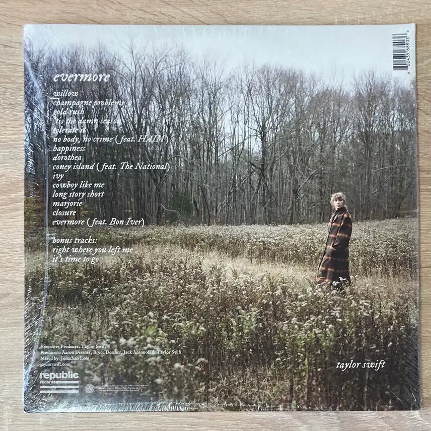 [BUNJANG] Taylor Swift Evermore Red Color LP / 테일러 스위프트 Evermore (독립매장/레드컬러반) LP