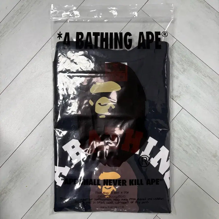 [BUNJANG] Bape Short Sleeve T-shirt Black / 베이프 반팔 티셔츠 블랙