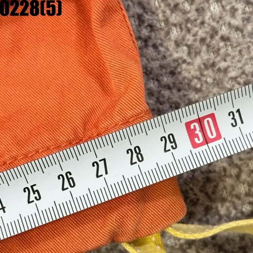 [BUNJANG] Clyde Orange Cargo Shorts 84 / 클라이드 오렌지색 카고 반바지84 0228