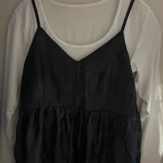 [BUNJANG] Layered Top Blouse & Layered Tee / 레이어드 탑 블라우스 +레이어드 티 새상품 판매