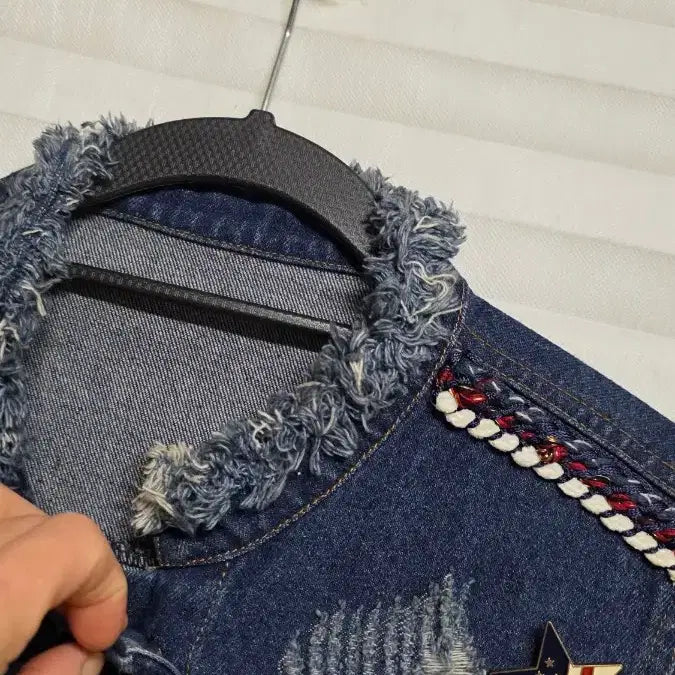 [BUNJANG] Vintage Denim Jacket / 데님 청자켓 데미지 빈티지 스타일