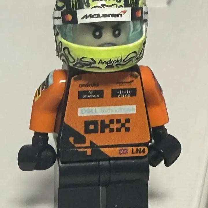 [BUNJANG] LEGO McLaren Lando Norris Custom Figure / 레고 맥라렌 랜도노리스 커스텀 피규어