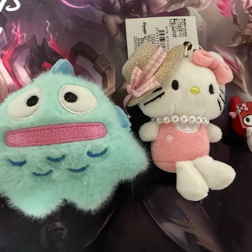 [BUNJANG] Sanrio Hello Kitty/Hangyodon/My Melody Doll Keychain Set / 산리오 인형 키링 세트 (헬로키티/한교동/마이멜로디)