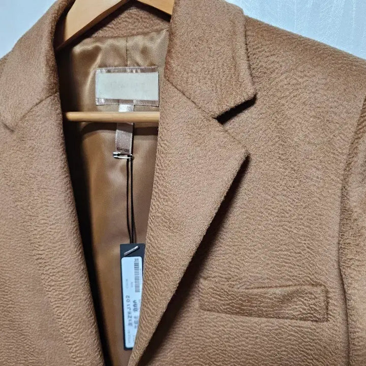 [BUNJANG] Cashmere Wool Blend Camel Brown Jacket (Size 55) / 여성코트 캐시미어 울 블렌드 카멜브라운 자켓(새상품/55)
