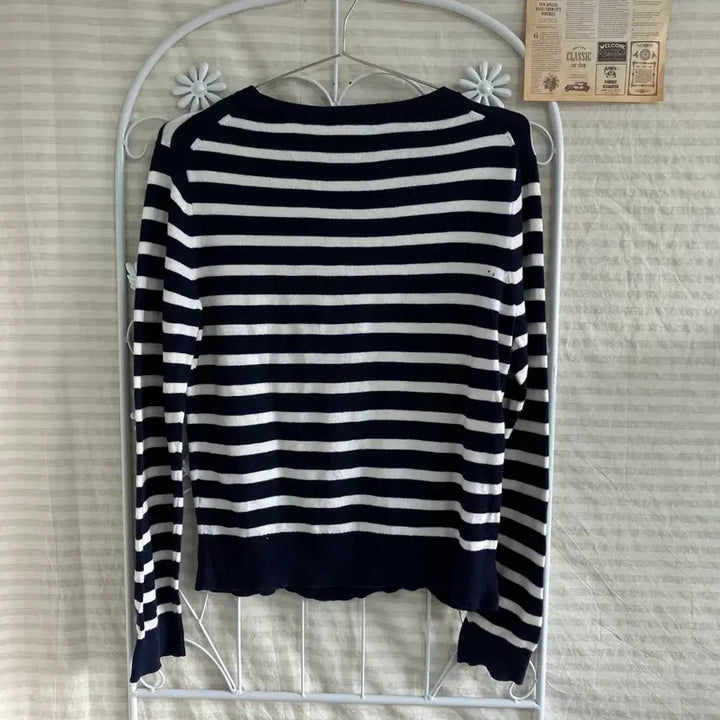 [BUNJANG] Uniqlo Vintage Mickey Mouse Navy Stripe T-shirt / 빈티지 미키 마우스 유니클로 네이비 스트라이프 티 917 y2k 스트릿