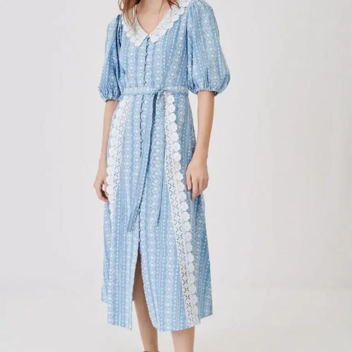 [SOLD OUT] 마쥬 라비아나 레이스 펀칭 원피스