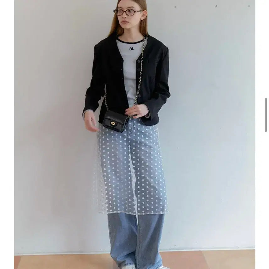 [BUNJANG] Anoetic Lace Layered Skirt Ivory / 아노에틱 레이스 레이어드 스커트 아이보리