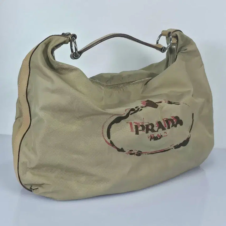 [BUNJANG] Prada Tessuto Nylon Stencil Hobo Bag / 프라다 테수토 나일론 스탠실 호보백
