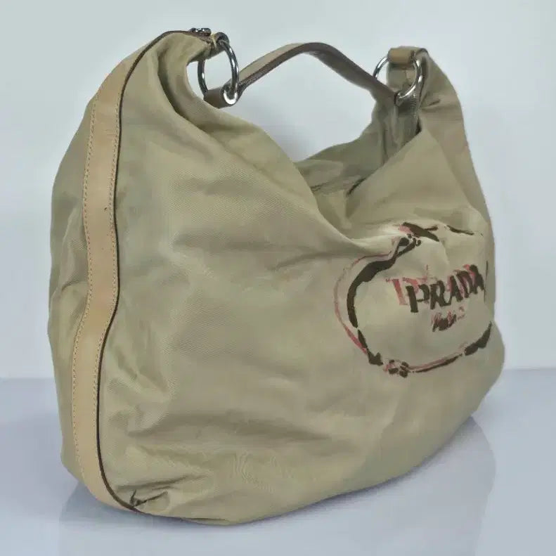 [BUNJANG] Prada Tessuto Nylon Stencil Hobo Bag / 프라다 테수토 나일론 스탠실 호보백