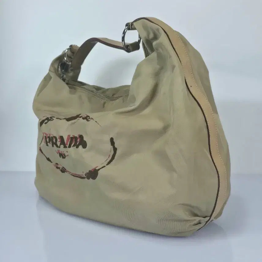 [BUNJANG] Prada Tessuto Nylon Stencil Hobo Bag / 프라다 테수토 나일론 스탠실 호보백